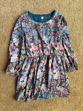 Tea Collection Blue Floral Dress